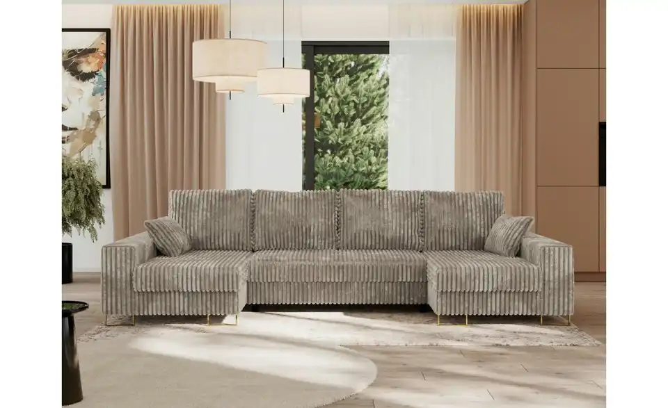 Wohnlandschaft Hellbraun, in Wohnsituation