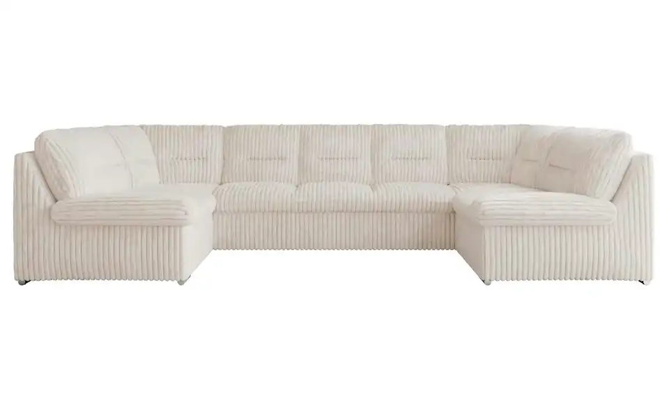 Wohnlandschaft Beige, Frontansicht