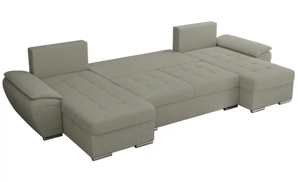 Wohnlandschaft Hellgrau, Detailansicht