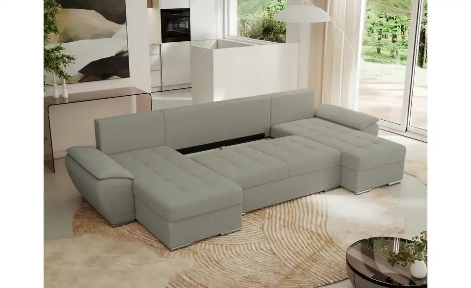 Wohnlandschaft Hellgrau, in Wohnsituation