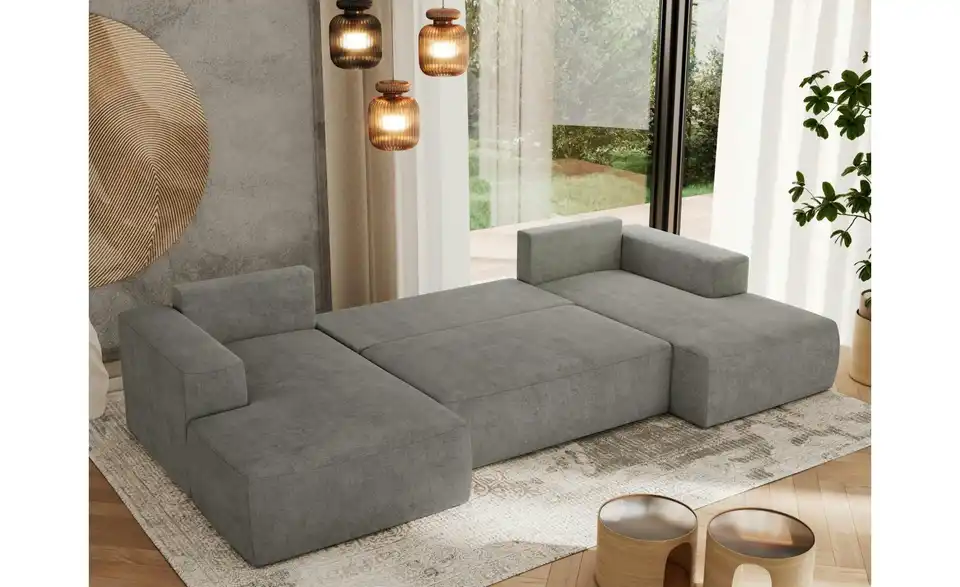 Wohnlandschaft Grau, Funktionsansicht