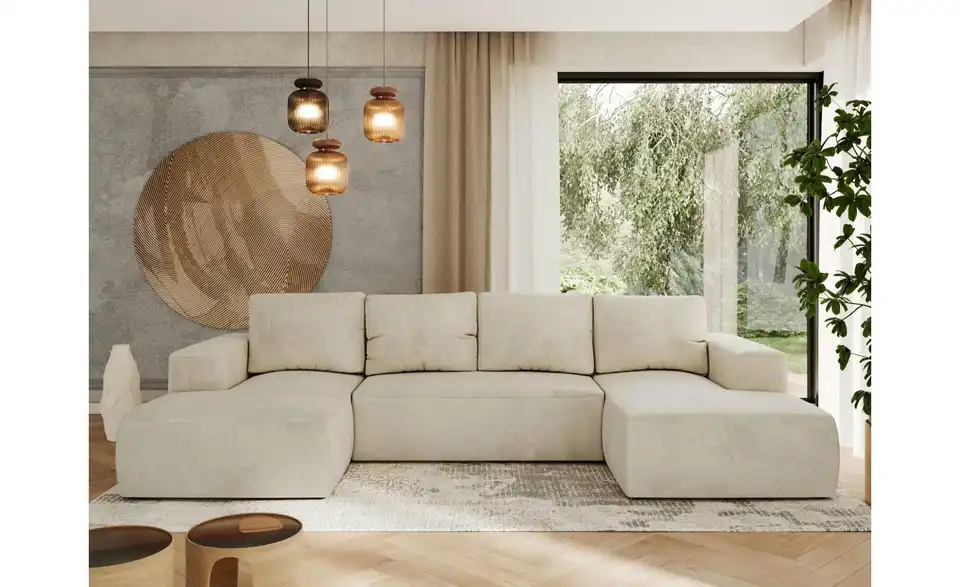 Wohnlandschaft Beige, in Wohnsituation