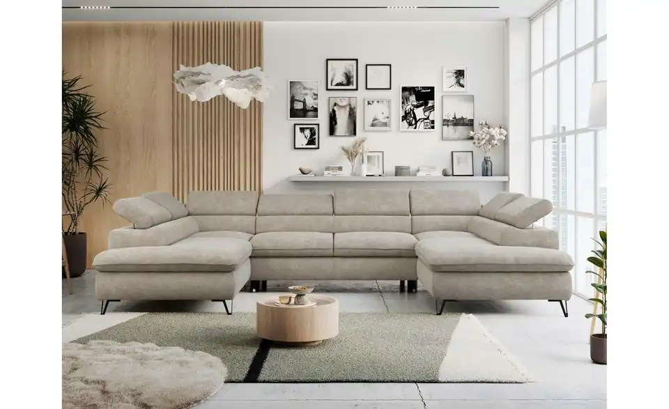 Wohnlandschaft Beige, in Wohnsituation