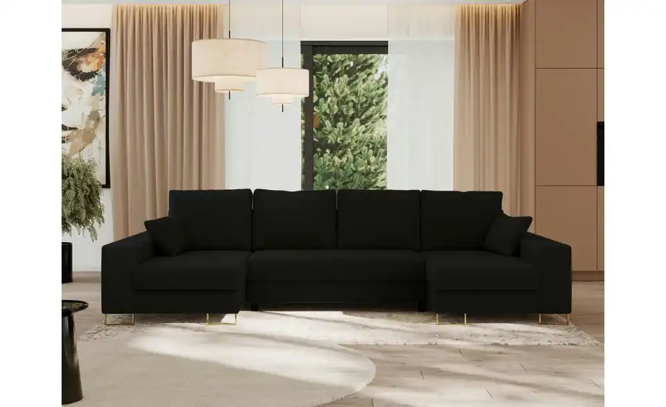 Wohnlandschaft Schwarz, in Wohnsituation