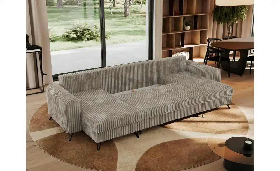 Wohnlandschaft Hellbraun, Funktionsansicht