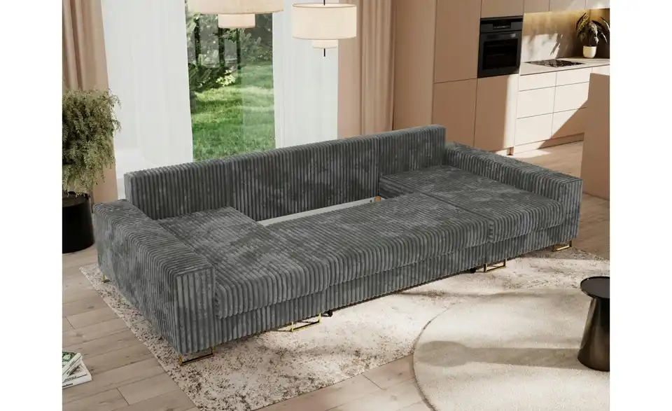 Wohnlandschaft Dunkelgrau, Funktionsansicht