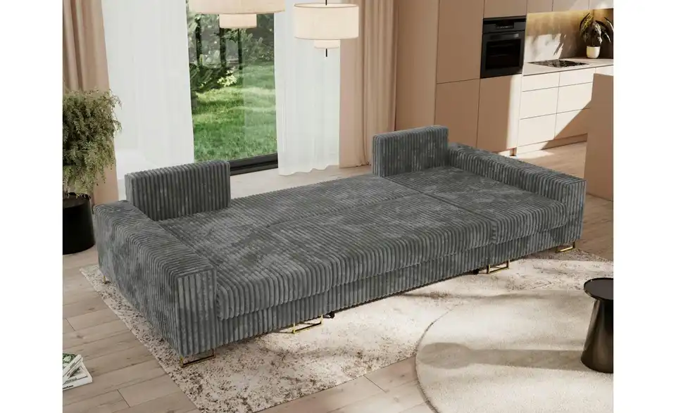 Wohnlandschaft Dunkelgrau, in Wohnsituation