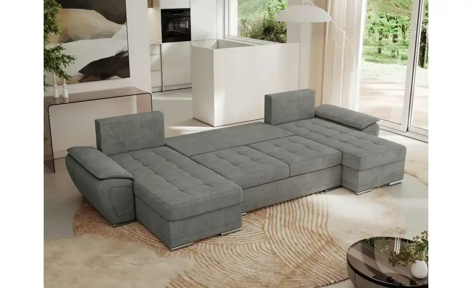 Wohnlandschaft Grau, Funktionsansicht