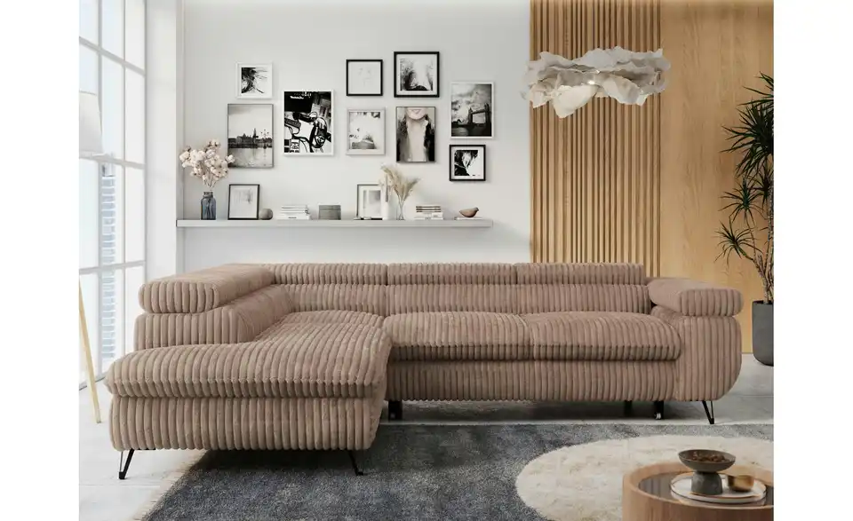 Ecksofa Braun Peter, in Wohnsituation