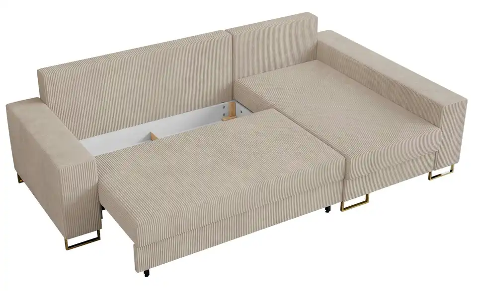 Ecksofa Beige, Detailansicht