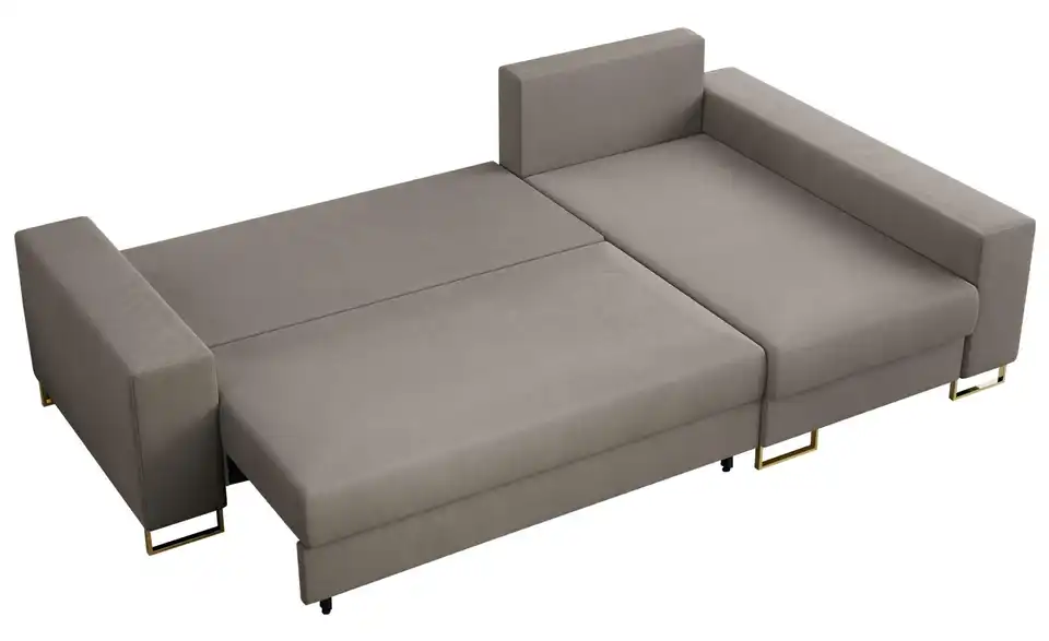 Ecksofa Hellbraun, Detailansicht