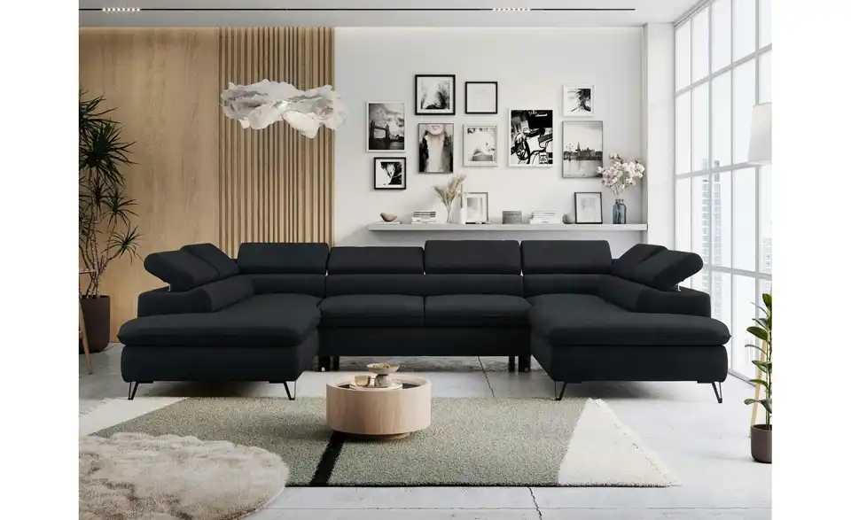 Wohnlandschaft Schwarz, in Wohnsituation