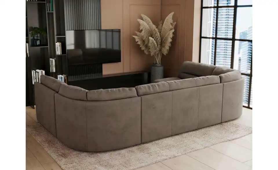 Wohnlandschaft Braun, Rückansicht