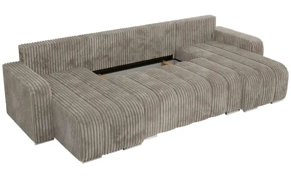 Wohnlandschaft Hellbraun, Detailansicht