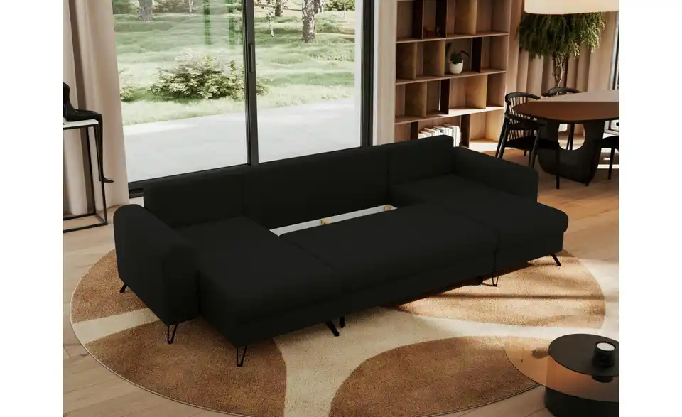 Wohnlandschaft Schwarz, Funktionsansicht