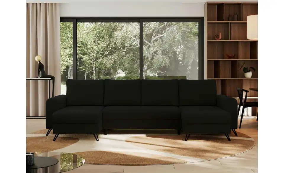 Wohnlandschaft Schwarz, in Wohnsituation