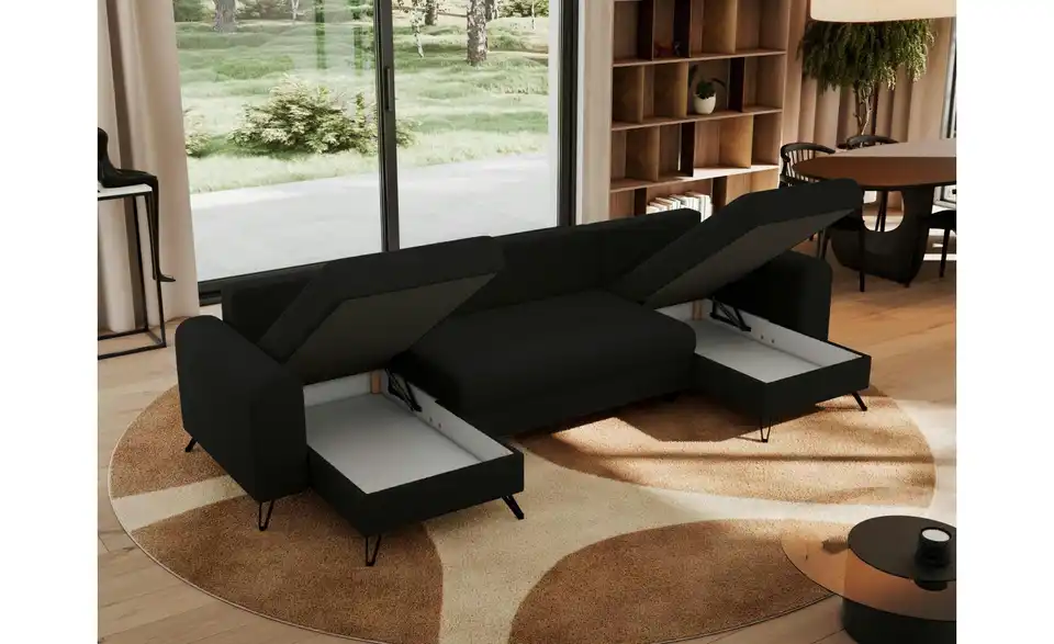 Wohnlandschaft Schwarz, in Wohnsituation