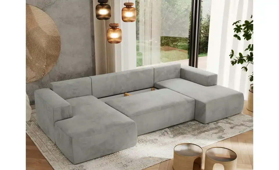 Wohnlandschaft Hellgrau, in Wohnsituation