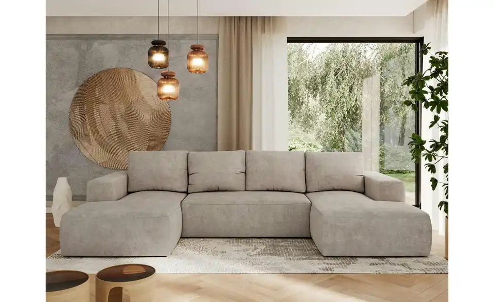 Wohnlandschaft Beige, in Wohnsituation