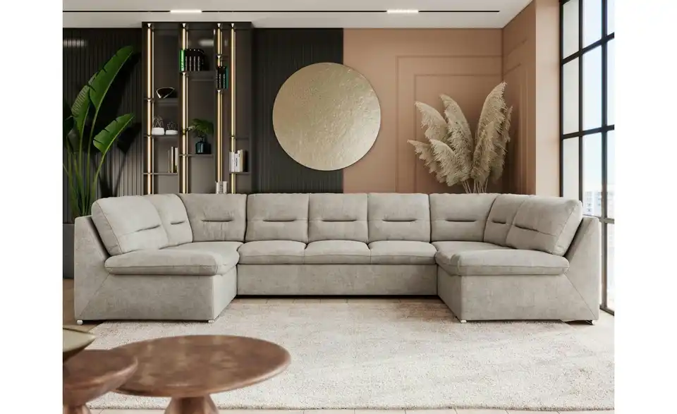 Wohnlandschaft Beige, in Wohnsituation