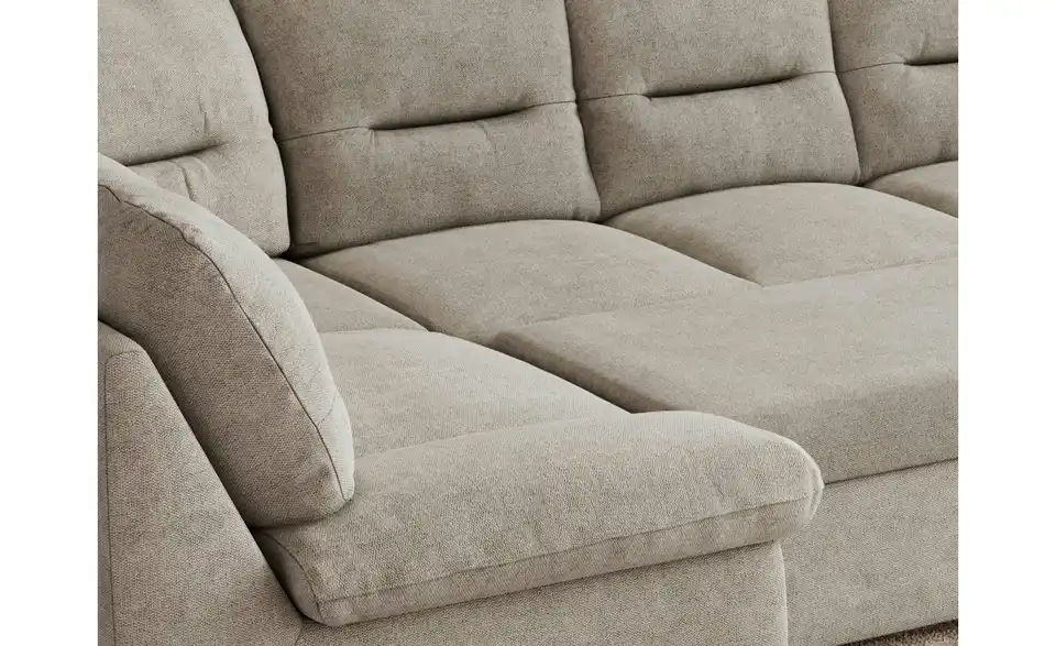 Wohnlandschaft Beige, Detailansicht