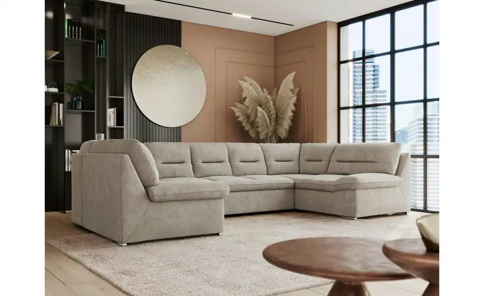 Wohnlandschaft Beige, in Wohnsituation