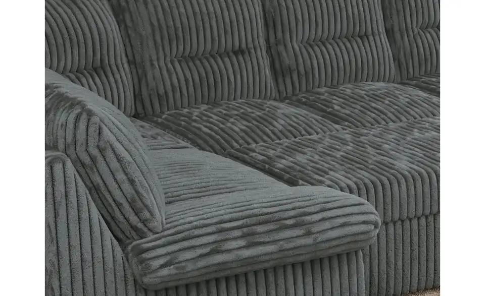 Wohnlandschaft Dunkelgrau, Detailansicht