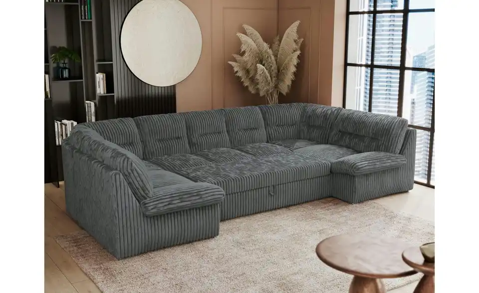 Wohnlandschaft Dunkelgrau, Funktionsansicht