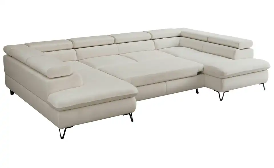 Wohnlandschaft Creme, Detailansicht