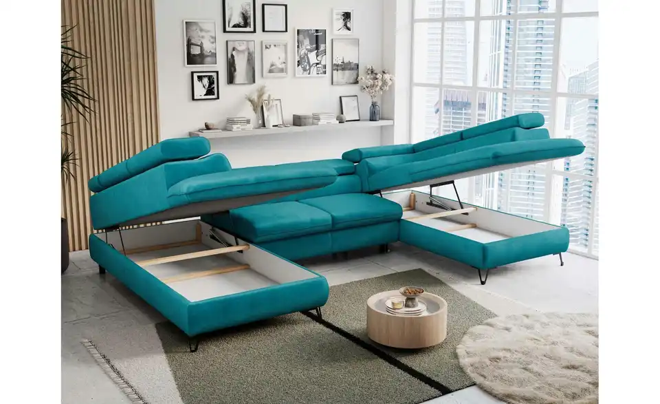 Wohnlandschaft Blau, Funktionsansicht