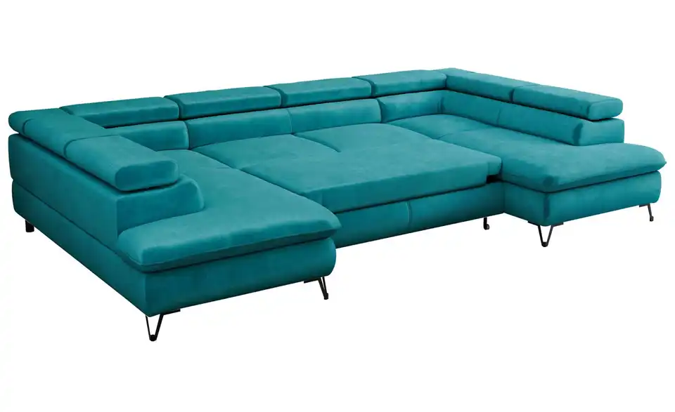 Wohnlandschaft Blau, Detailansicht