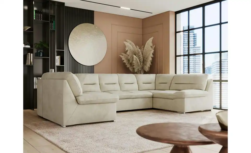 Wohnlandschaft Beige, in Wohnsituation