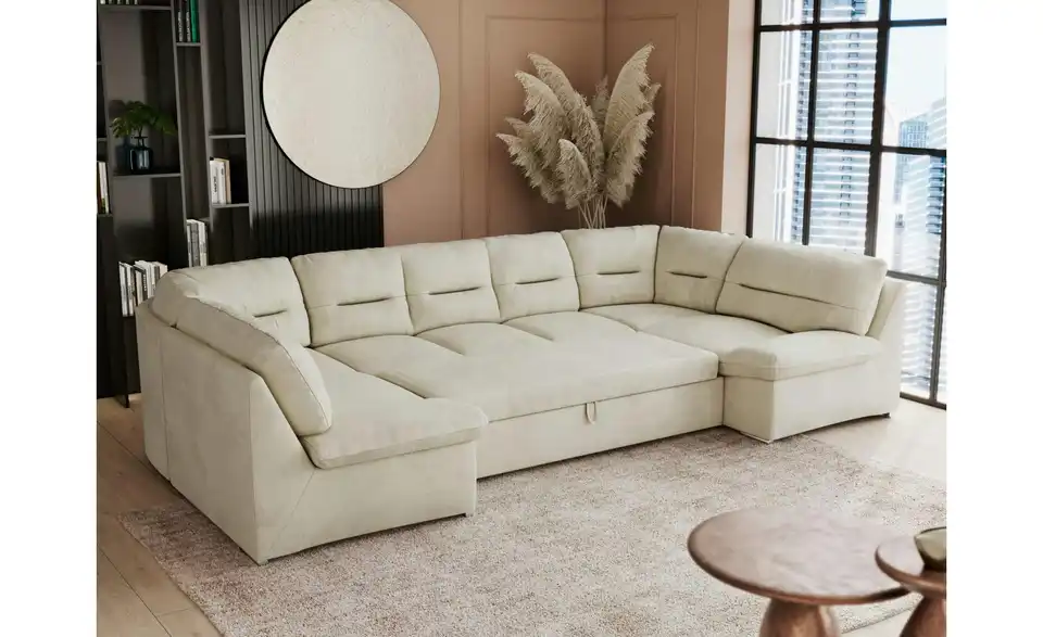 Wohnlandschaft Beige, Funktionsansicht