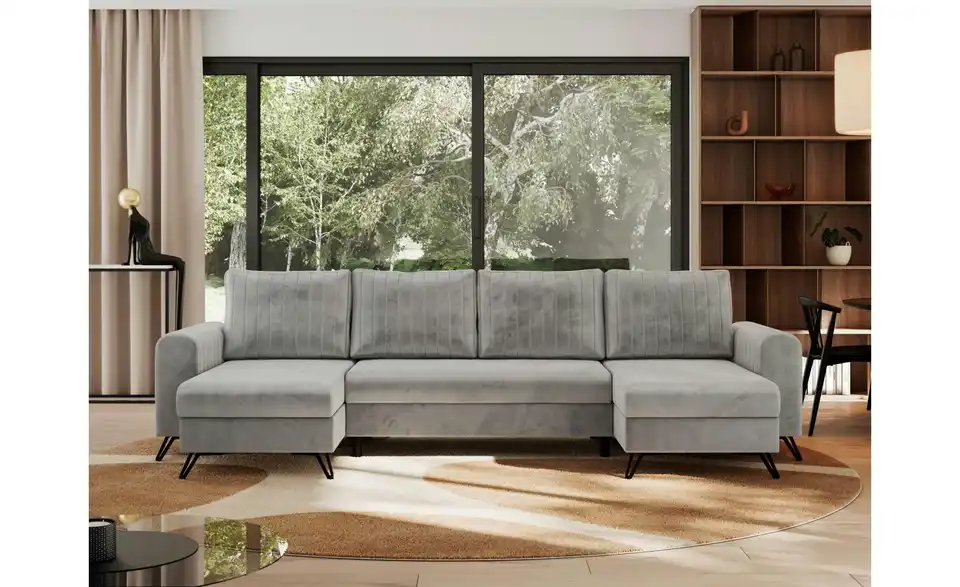 Wohnlandschaft Hellgrau, in Wohnsituation