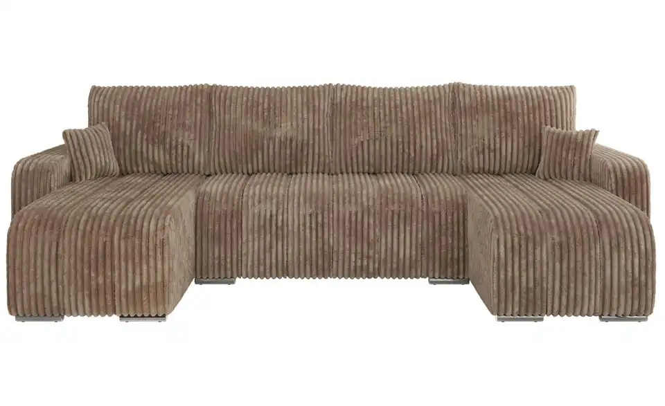 Wohnlandschaft Braun, Frontansicht