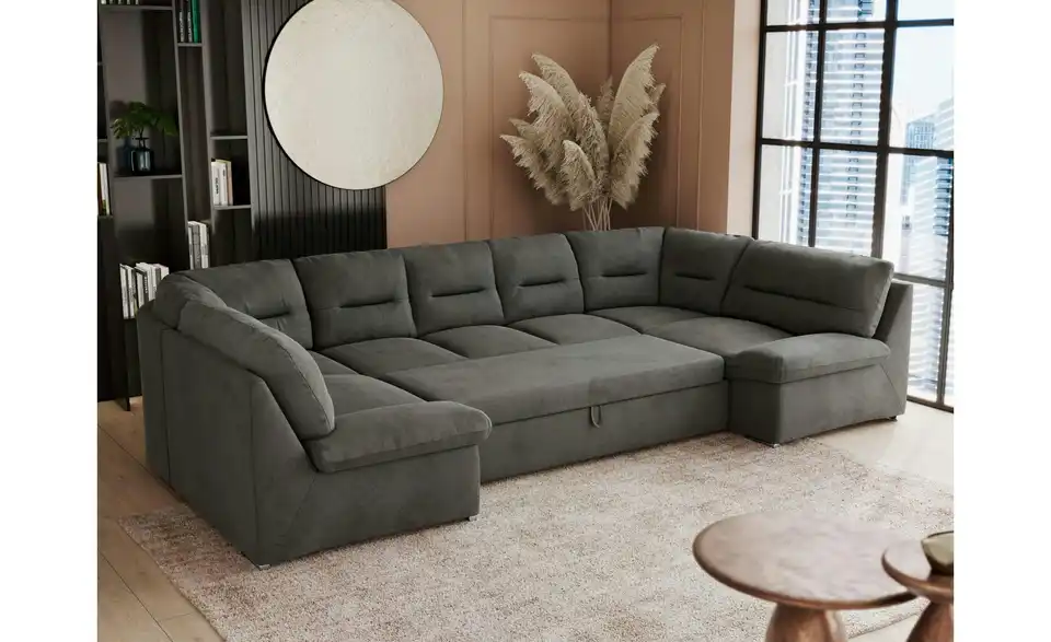 Wohnlandschaft Dunkelgrau, Funktionsansicht