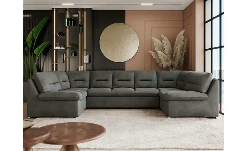 Wohnlandschaft Dunkelgrau, in Wohnsituation