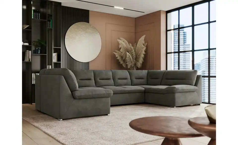 Wohnlandschaft Dunkelgrau, in Wohnsituation