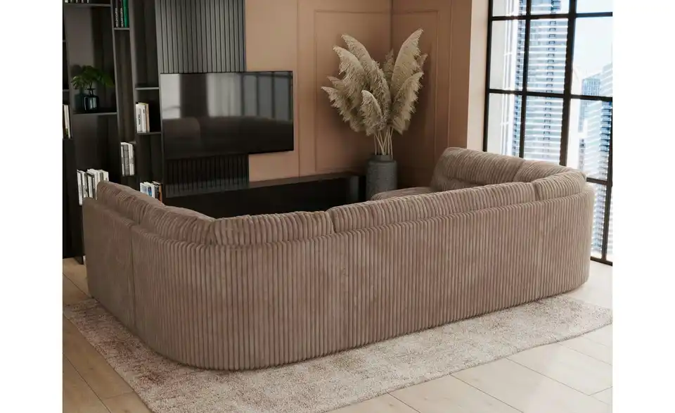 Wohnlandschaft Braun, Rückansicht