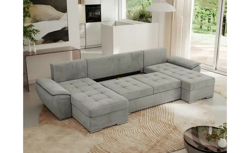 Wohnlandschaft Hellgrau, in Wohnsituation