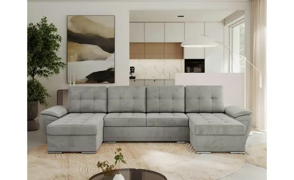 Wohnlandschaft Hellgrau, in Wohnsituation