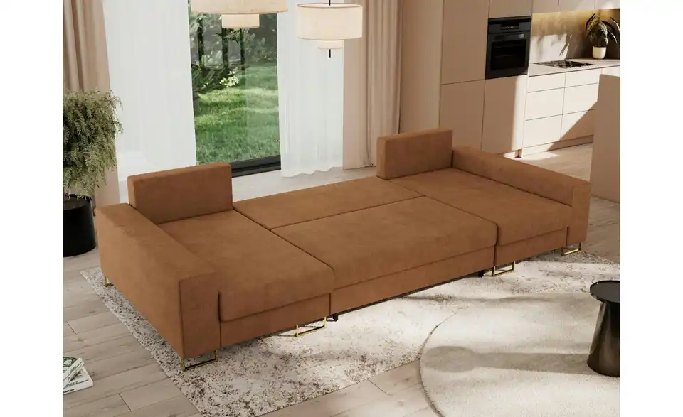 Wohnlandschaft Orange, in Wohnsituation