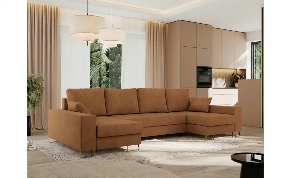 Wohnlandschaft Orange, in Wohnsituation