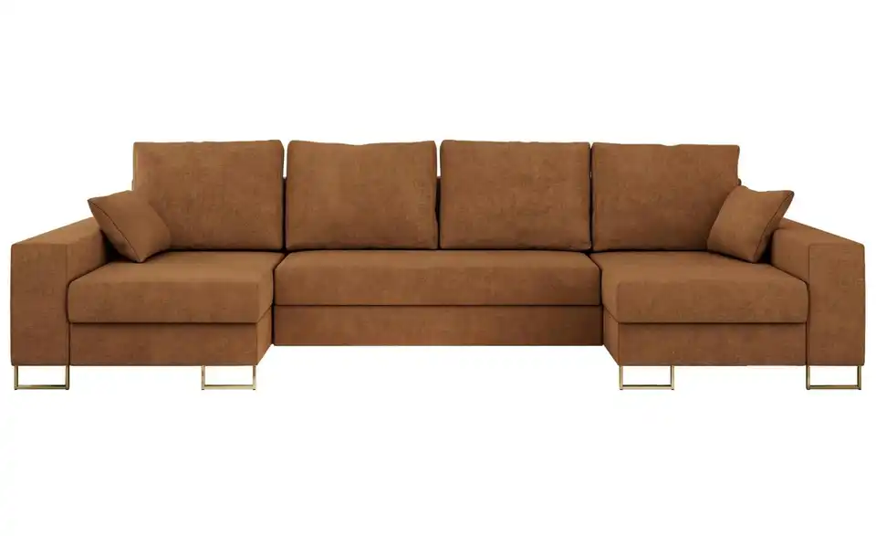 Wohnlandschaft Orange, Frontansicht