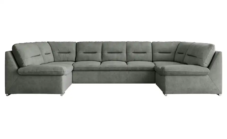 Wohnlandschaft Grau, Frontansicht