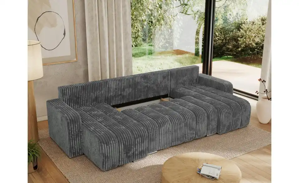 Wohnlandschaft Dunkelgrau, Funktionsansicht