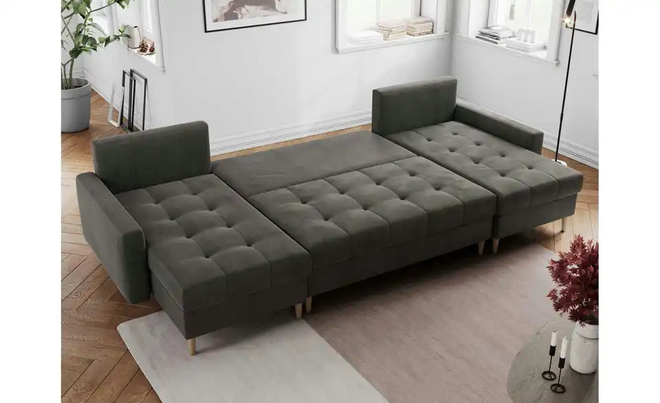 Wohnlandschaft Dunkelgrau, in Wohnsituation