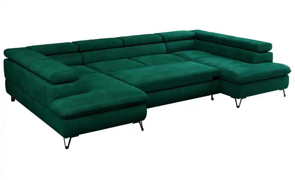 Wohnlandschaft Grün, Detailansicht