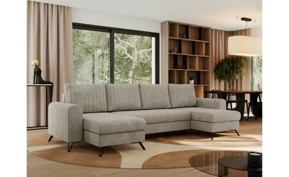 Wohnlandschaft Beige, in Wohnsituation