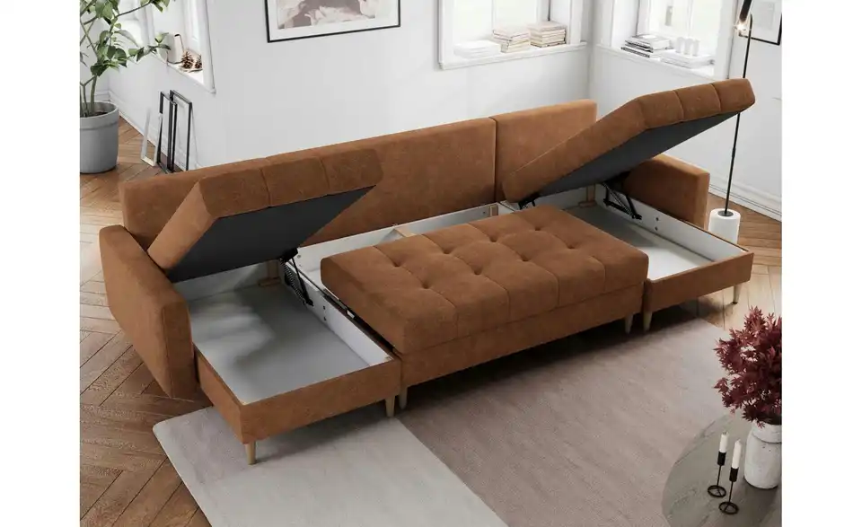 Wohnlandschaft Orange, Funktionsansicht